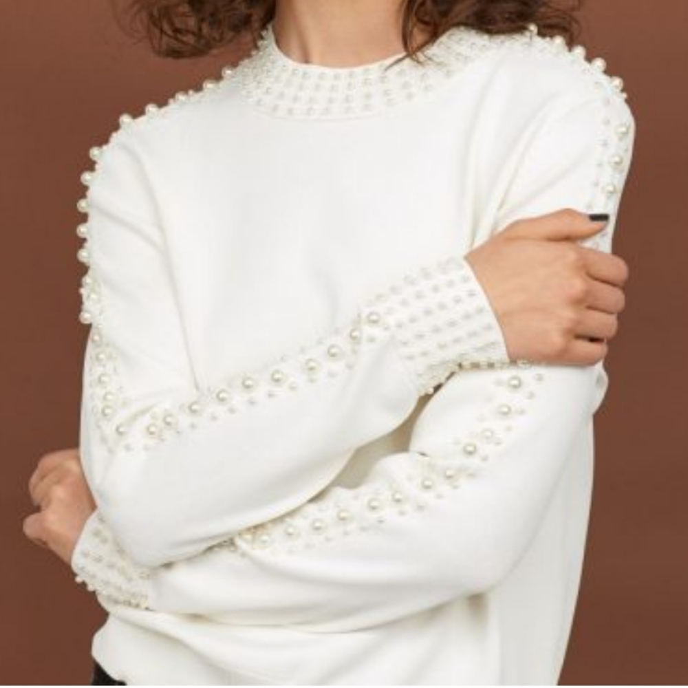 Beaded sweater